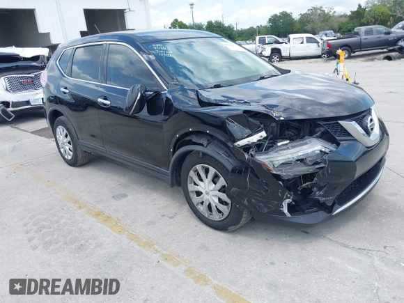 2015 Nissan Rogue SV with VIN KNMAT2MT7FP558410, listed as a IAAI auction lot 42106833 with 120,339 mi miles and . Bid and sale history available at carsss.com. Image 1.