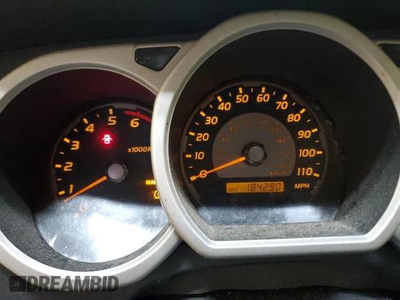 2004 Toyota 4Runner SR5 with VIN JTEBU14R640042248, listed as a Copart auction lot 53827325 with 184,290 mi miles and Clean Title. Bid and sale history available at DreamBid. Image 9.