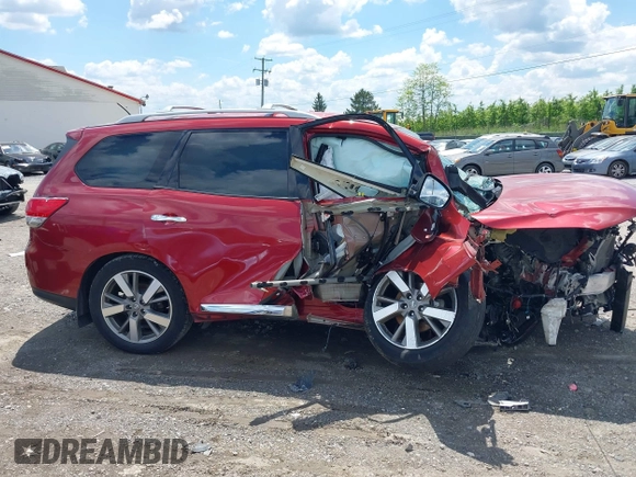 2014 Nissan Pathfinder S z VIN 5N1AR2MM1EC692144, wystawiony jako IAAI lot #42210640 z przebiegiem 128 979 mil mil oraz . Historia ofert i sprzedaży dostępna na DreamBid. Obrazek 13.