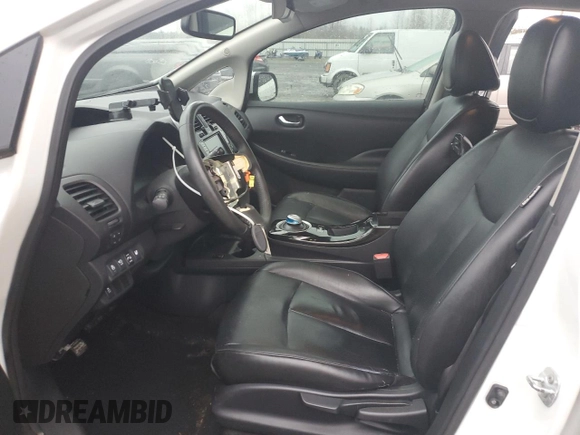 2016 Nissan LEAF S with VIN 1N4BZ0CP0GC304371, listed as a Copart auction lot 81785834 with 57,539 mi miles and Salvage Title. Bid and sale history available at carsss.com. Image 7.