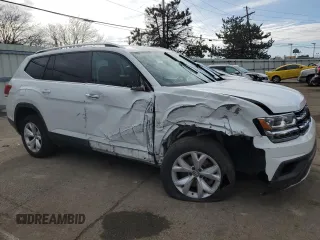 2019 Volkswagen Atlas S z VIN 1V2AP2CAXKC614103, wystawiony jako Copart lot #44392905 z przebiegiem 84 748 mil mil oraz Szkoda całkowita • Salvage title. Historia ofert i sprzedaży dostępna na DreamBid. Obrazek 4.