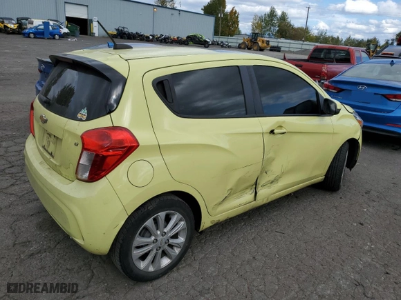 2017 Chevrolet Spark LT with VIN KL8CD6SA0HC752892, listed as a Copart auction lot 76138264 with 105,454 mi miles and Salvage Title. Bid and sale history available at carsss.com. Image 3.