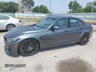 2018 BMW M3 с VIN WBS8M9C50J5J78894, выставлен на аукционе Copart как лот 64039565 с пробегом 76 308 миль миль и Чистый • Clean title. История ставок и продаж доступна на DreamBid. Изображение 1.