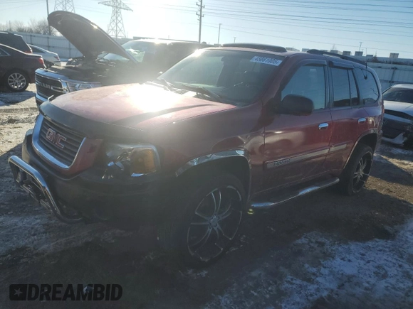 2002 GMC Envoy SLT with VIN 1GKDT13S922111587, listed as a Copart auction lot 45861005 with 151,280 mi miles and Salvage Title. Bid and sale history available at carsss.com. Image 1.