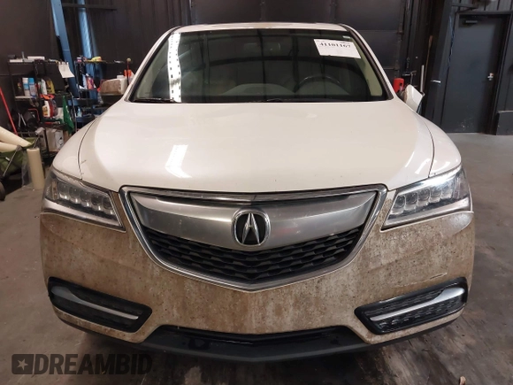 2014 Acura MDX with VIN 5FRYD3H28EB003234, listed as a IAAI auction lot 41101167 with 192,090 mi miles. Bid and sale history available at carsss.com. Image 13.