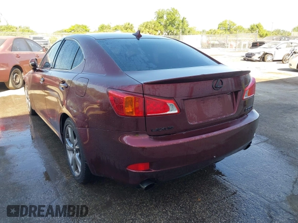 2010 Lexus IS 250 with VIN JTHBF5C29A5115782, listed as a IAAI auction lot 42036886 with 193,071 mi miles and . Bid and sale history available at DreamBid. Image 3.
