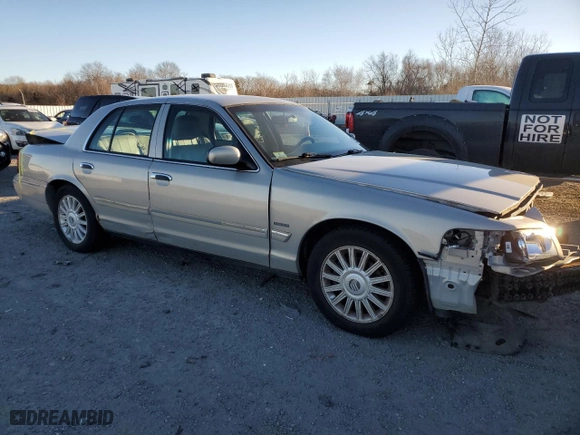 2010 Mercury Grand Marquis LS with VIN 2MEBM7FV3AX617614, listed as a Copart auction lot 41502595 with 106,662 mi miles and Clean Title. Bid and sale history available at carsss.com. Image 4.