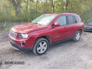 2016 Jeep Compass High Altitude with VIN 1C4NJDAB2GD771167, listed as a IAAI auction lot 41475073 with 125,984 mi miles. Bid and sale history available at carsss.com. Image 2.