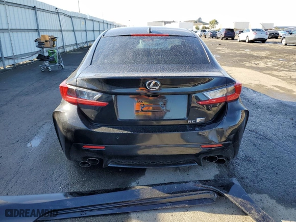 2015 Lexus RC F with VIN JTHHP5BC7F5002700, listed as a Copart auction lot 82954913 with NaN miles. Bid and sale history available at carsss.com. Image 6.