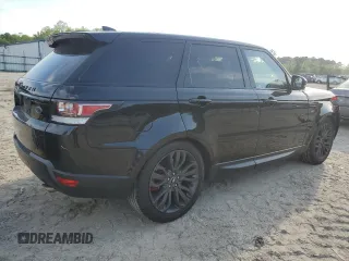 2017 Land Rover Range Rover Sport with VIN SALWR2FE0HA134956, listed as a Copart auction lot 52694145 with 156,221 mi miles and Salvage Title. Bid and sale history available at DreamBid. Image 3.