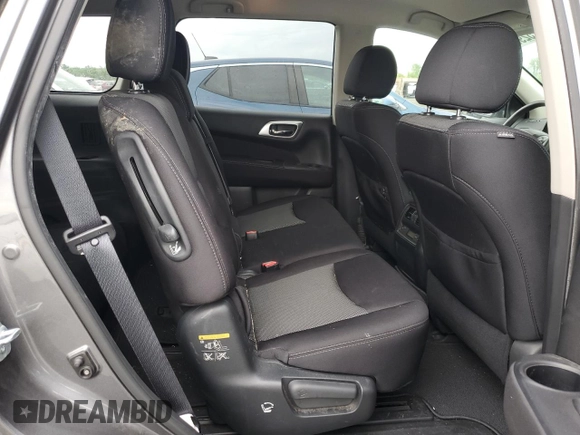 2017 Nissan Pathfinder SV with VIN 5N1DR2MN0HC668833, listed as a Copart auction lot 53475295 with 102,111 mi miles and Salvage title. Bid and sale history available at DreamBid. Image 11.