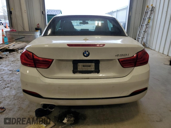 2018 BMW 4 Series 430i with VIN WBA4Z1C58JEC70294, listed as a Copart auction lot 54255215 with 31,515 mi miles and Clean Title. Bid and sale history available at carsss.com. Image 6.