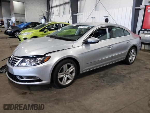 2017 Volkswagen CC 2.0T Sport with VIN WVWKP7AN1HE501825, listed as a Copart auction lot 64231233 with 38,673 mi miles and Salvage Title. Bid and sale history available at carsss.com. Image 1.