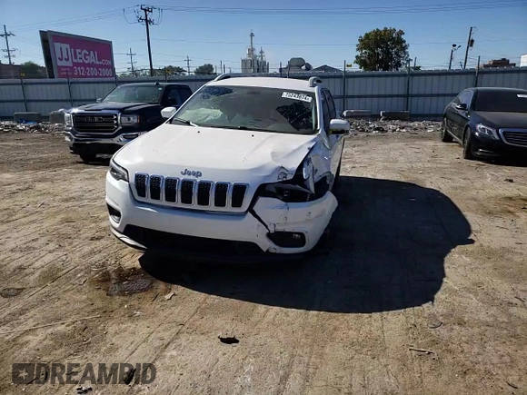 2020 Jeep Cherokee Latitude Plus with VIN 1C4PJLLBXLD620586, listed as a Copart auction lot 75243874 with 98,319 mi miles and Salvage title. Bid and sale history available at DreamBid. Image 12.