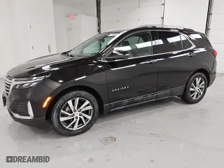 2022 Chevrolet Equinox Premier with VIN 2GNAXNEV9N6141172, listed as a Copart auction lot 88791755 with 52,391 mi miles and Clean Title. Bid and sale history available at carsss.com. Image 1.