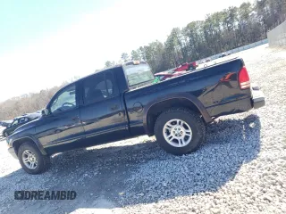 2003 Dodge Dakota Sport with VIN 1D7HL38X13S358851, listed as a Copart auction lot 46395655 with 219,125 mi miles and Salvage Title. Bid and sale history available at carsss.com. Image 2.