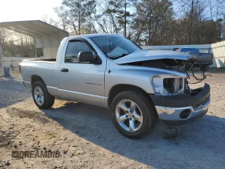 2007 Dodge 1500 SLT with VIN 1D7HA16P87J642289, listed as a Copart auction lot 44084755 with Not Provided miles and Salvage Title. Bid and sale history available at DreamBid. Image 4.