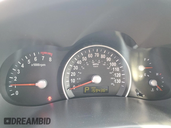 2011 Kia Sedona EX with VIN KNDMH4C79B6377419, listed as a Copart auction lot 46674335 with 159,436 mi miles and Salvage Title. Bid and sale history available at carsss.com. Image 9.