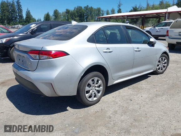 2024 Toyota Corolla LE with VIN 5YFB4MDE5RP142423, listed as a IAAI auction lot 42720521 with 25,169 mi miles and . Bid and sale history available at DreamBid. Image 4.