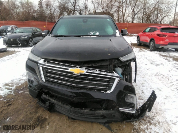 2023 Chevrolet Traverse LT Cloth with VIN 1GNERGKW1PJ172832, listed as a IAAI auction lot 41553672 with 26,184 mi miles. Bid and sale history available at carsss.com. Image 12.