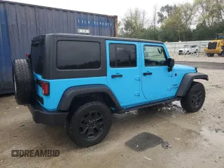 2018 Jeep Wrangler JK Unlimited Sport S with VIN 1C4BJWDG1JL868623, listed as a Copart auction lot 71317144 with 64,126 mi miles and Salvage Title. Bid and sale history available at carsss.com. Image 3.
