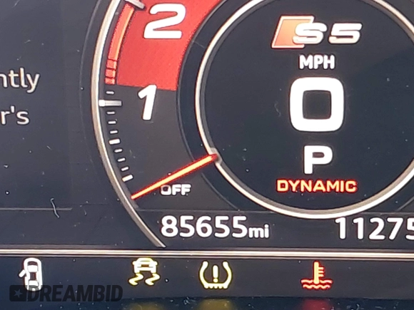 2018 Audi S5 Sportback Prestige z VIN WAUC4CF55JA009825, wystawiony jako IAAI lot #42086214 z przebiegiem 85 655 mil mil oraz . Historia ofert i sprzedaży dostępna na DreamBid. Obrazek 16.