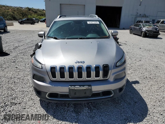 2014 Jeep Cherokee Limited z VIN 1C4PJMDB7EW173601, wystawiony jako Copart lot #61677255 z przebiegiem 180 446 mil mil oraz Szkoda całkowita • Salvage title. Historia ofert i sprzedaży dostępna na DreamBid. Obrazek 5.