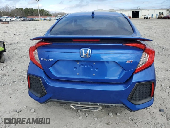 2019 Honda Civic Si with VIN 2HGFC1E50KH707353, listed as a Copart auction lot 44366635 with Not Provided miles and Salvage Title. Bid and sale history available at DreamBid. Image 6.