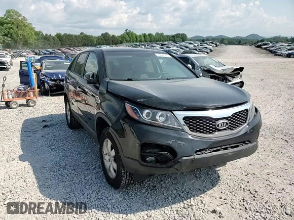 2012 Kia Sorento LX with VIN 5XYKT4A60CG233384, listed as a Copart auction lot 55022945 with 160,141 mi miles and Salvage Title. Bid and sale history available at DreamBid. Image 14.