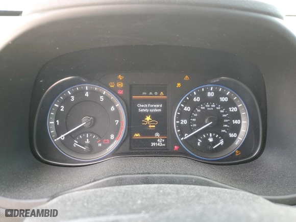 2022 Hyundai Kona SE with VIN KM8K22ABXNU777943, listed as a Copart auction lot 42723445 with 39,143 mi miles and Non Repairable. Bid and sale history available at carsss.com. Image 9.