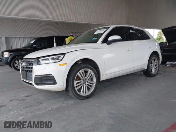 2020 Audi Q5 Premium Plus with VIN WA1BNAFYXL2059038, listed as a IAAI auction lot 42397030 with 103,983 mi miles and . Bid and sale history available at DreamBid. Image 2.