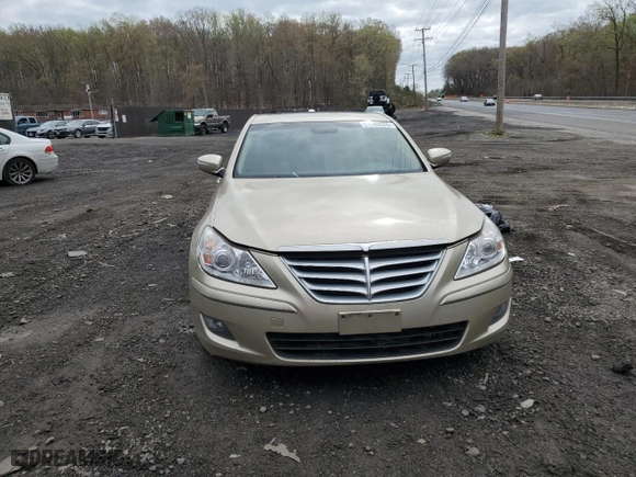 2009 Hyundai Genesis with VIN KMHGC46EX9U033508, listed as a Copart auction lot 51749555 with 104,059 mi miles and Salvage Title. Bid and sale history available at carsss.com. Image 5.