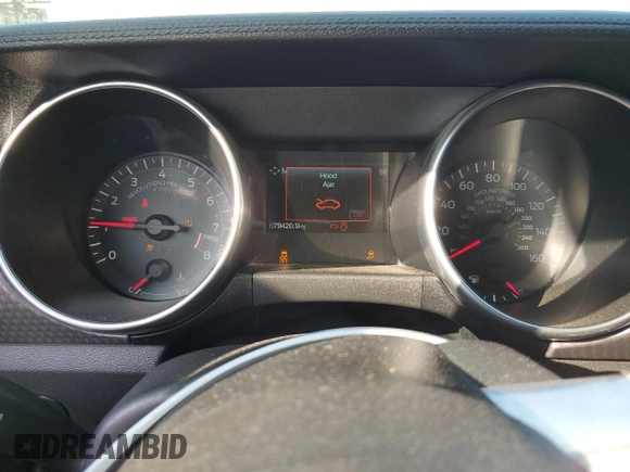 2018 Ford Mustang GT with VIN 1FA6P8CF9J5108759, listed as a Copart auction lot 84027644 with 79,420 mi miles and Salvage Title. Bid and sale history available at DreamBid. Image 9.