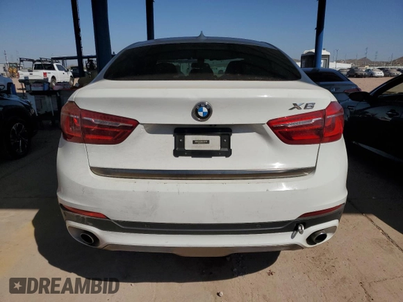 2016 BMW X6 sDrive35i with VIN 5UXKU0C59G0F93163, listed as a Copart auction lot 74148464 with 110,811 mi miles and Salvage Title. Bid and sale history available at carsss.com. Image 6.