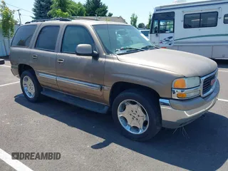 2003 GMC Yukon SLT z VIN 1GKEK13Z33R227431, wystawiony jako IAAI lot #42427138 z przebiegiem 175 857 mil mil oraz . Historia ofert i sprzedaży dostępna na DreamBid. Obrazek 1.