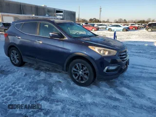 2017 Hyundai Santa Fe Sport 2.0T with VIN 5XYZU4LA0HG414280, listed as a Copart auction lot 41629395 with 132,427 mi miles and Clean Title. Bid and sale history available at carsss.com. Image 4.