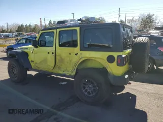 2023 Jeep Wrangler Rubicon with VIN 1C4HJXFN6PW515569, listed as a Copart auction lot 46721135 with 9,114 mi miles and Salvage title. Bid and sale history available at DreamBid. Image 2.