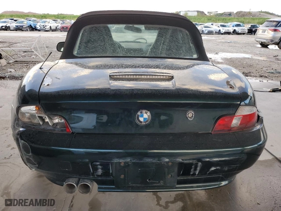 2000 BMW Z3 2.5L with VIN 4USCH9345YLF85948, listed as a Copart auction lot 77315644 with 129,361 mi miles and Salvage Title. Bid and sale history available at carsss.com. Image 6.