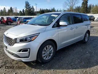 2021 Kia Sedona LX with VIN KNDMB5C14M6671364, listed as a Copart auction lot 48707495 with 58,661 mi miles and Salvage Title. Bid and sale history available at carsss.com. Image 1.