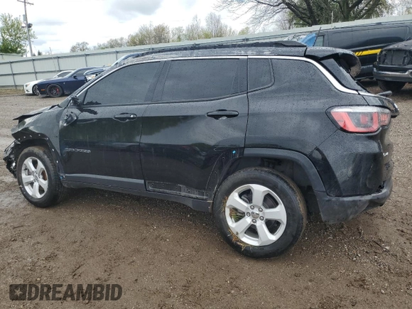 2019 Jeep Compass Latitude with VIN 3C4NJDBB6KT641300, listed as a Copart auction lot 55918885 with 96,965 mi miles and Clean title. Bid and sale history available at DreamBid. Image 2.