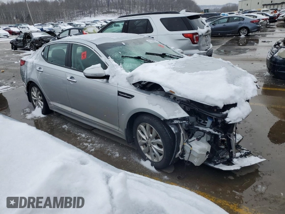 2015 Kia Optima EX with VIN 5XXGN4A71FG433773, listed as a Copart auction lot 43358985 with 53,262 mi miles and Salvage Title. Bid and sale history available at carsss.com. Image 4.