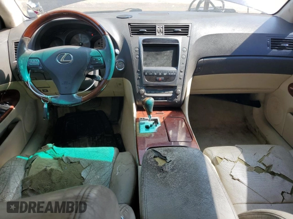 2008 Lexus GS 350 with VIN JTHBE96S780037256, listed as a Copart auction lot 57092315 with 200,681 mi miles and Clean Title. Bid and sale history available at DreamBid. Image 8.