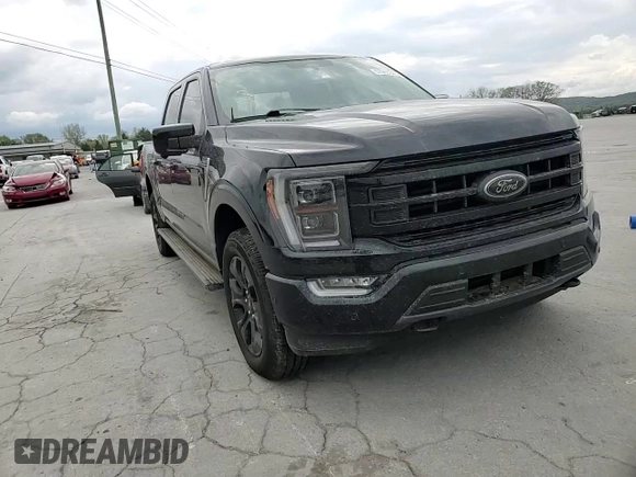 2022 Ford F-150 XL with VIN 1FTFW1E89NFB36368, listed as a Copart auction lot 51965345 with 50,781 mi miles and Salvage Title. Bid and sale history available at DreamBid. Image 11.