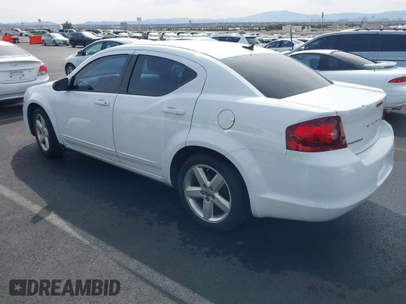 2013 Dodge Avenger SE with VIN 1C3CDZAB6DN741420, listed as a IAAI auction lot 41842578 with 161,829 mi miles and . Bid and sale history available at DreamBid. Image 3.