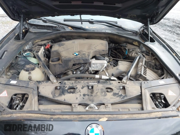 2012 BMW 5 Series 528i with VIN WBAXG5C51CDY28325, listed as a IAAI auction lot 41348221 with 125,039 mi miles. Bid and sale history available at carsss.com. Image 10.