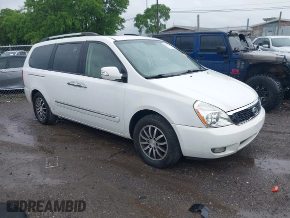 2012 Kia Sedona EX with VIN KNDMH4C76C6457908, listed as a IAAI auction lot 42179927 with 196,104 mi miles and . Bid and sale history available at DreamBid. Image 1.
