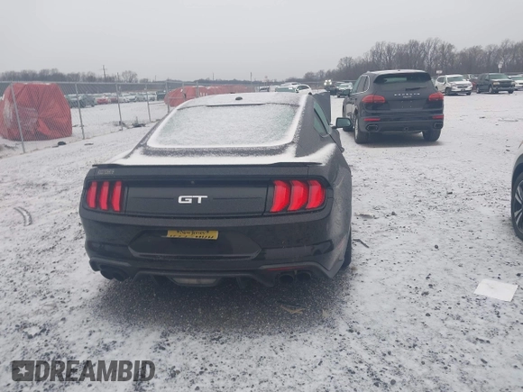 2019 Ford Mustang GT with VIN 1FA6P8CF0K5141232, listed as a IAAI auction lot 41171329 with 87,015 mi miles and . Bid and sale history available at carsss.com. Image 16.