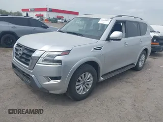 2021 Nissan Armada SV z VIN JN8AY2AD6M9661144, wystawiony jako IAAI lot #41854432 z przebiegiem 91 888 mil mil oraz . Historia ofert i sprzedaży dostępna na DreamBid. Obrazek 2.
