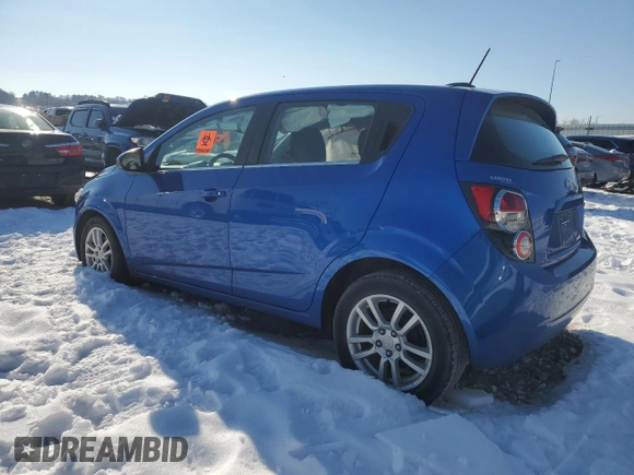 2016 Chevrolet Sonic LT with VIN 1G1JC6SB0G4171551, listed as a Copart auction lot 41463275 with 75,606 mi miles and Salvage Title. Bid and sale history available at carsss.com. Image 2.