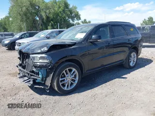 2024 Dodge Durango GT Plus with VIN 1C4RDJDG9RC192555, listed as a IAAI auction lot 42703867 with 36,329 mi miles and . Bid and sale history available at DreamBid. Image 18.